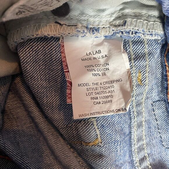 Vtg CHIP & PEPPER Y2K Jeans The 4 Creeping Low Rise Bootcut Women 26 Blue Cotton - Picture 10 of 12